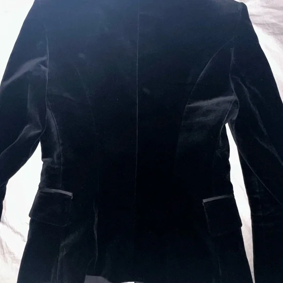 Balmain x H&M Black Velvet Blazer - Picture 6 of 9